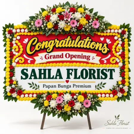 Papan Bunga Ucapan Selamat The Sultan Jakarta
