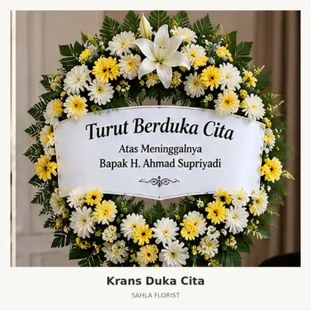 Krans Bunga Duka The Sultan Jakarta